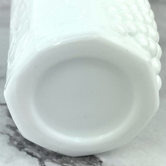 Indiana Glass Colony Harvest Milk Glass Grape and Leaf Tumblers 12oz Set of 4 - Picture 9 of 11